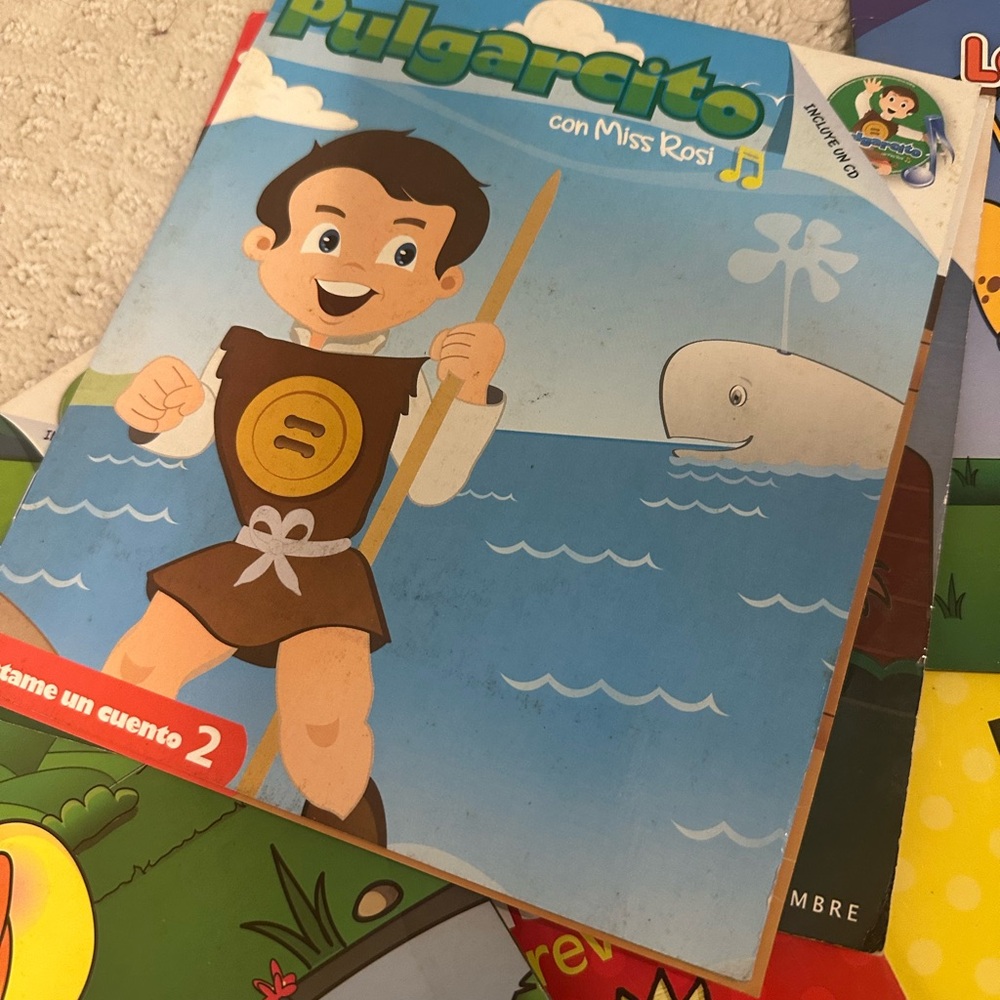 Spanish Books Learning Bundle for Kids W Audio Cd - Picture 4 of 12
